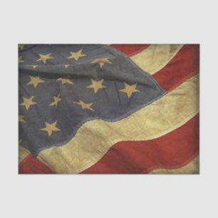 Falsche amerikanische Flagge Seidenpapier