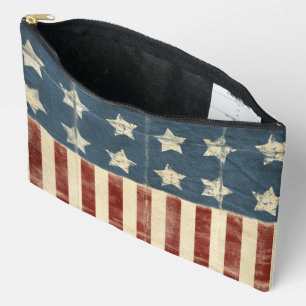 Falsche amerikanische Flagge Zubehörtasche