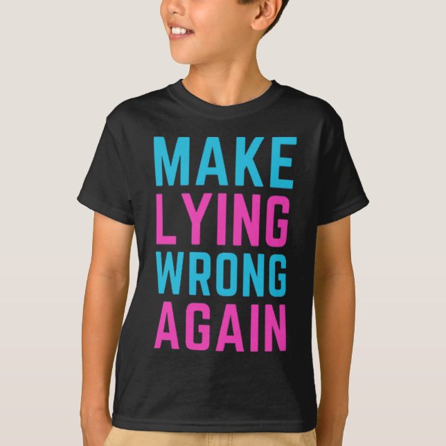 Falsche Anzeige T-Shirt (Vorderseite)