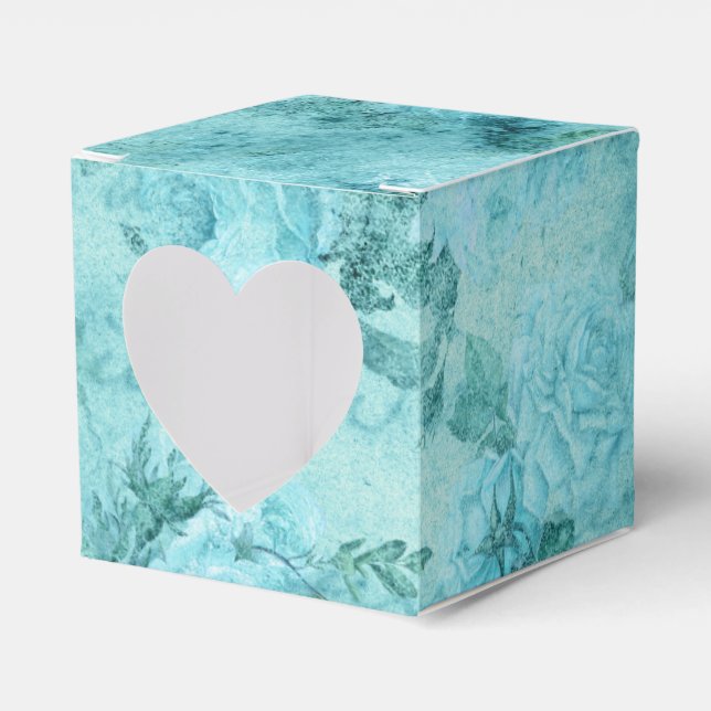 Falsche Blue-Rose-Collage Geschenkschachtel (Vorderseite)