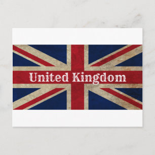 Falsche britische Flagge Postkarte