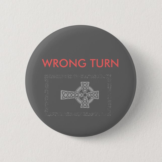 Falsche Drehung an Albequerque Knopf Button (Vorderseite)