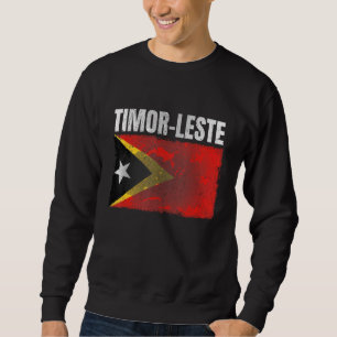 Falsche Flagge Timor Lestes Grafik für Männer Frau Sweatshirt