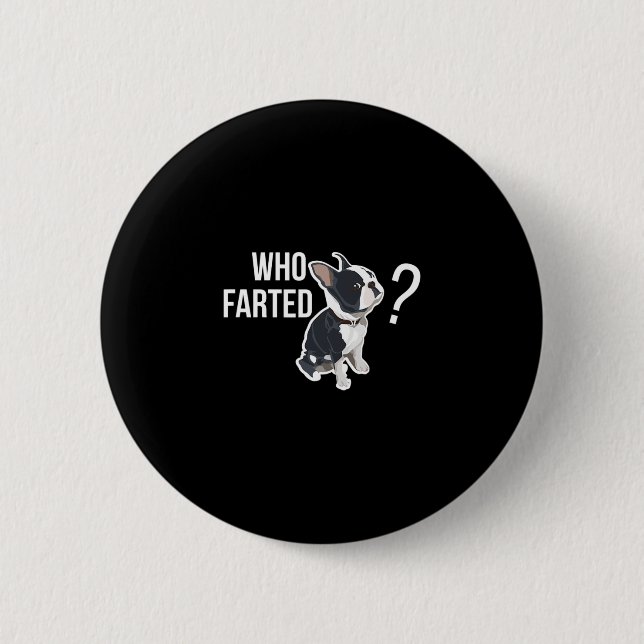 Falsche französische Bulldogge Button (Vorderseite)