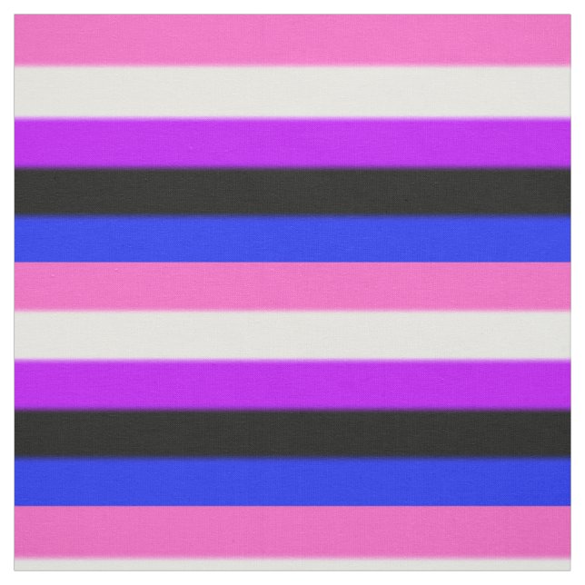 Falsche Genderfluid-Stolperflagge Stoff (Muster)