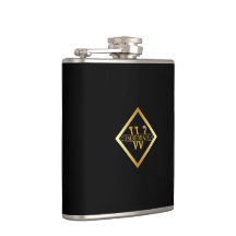 Falsche Gold-Achsen-Monogramm – Schwarz & Gold