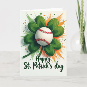 Falsche Gold-Baseball-Glückskarte Karte