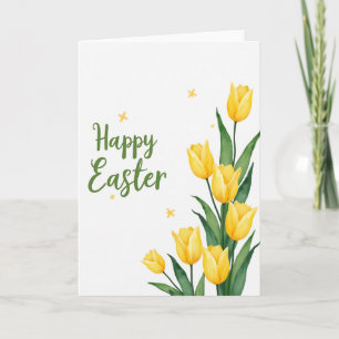 Falsche Gold-Frühlingsblumenkarte Karte