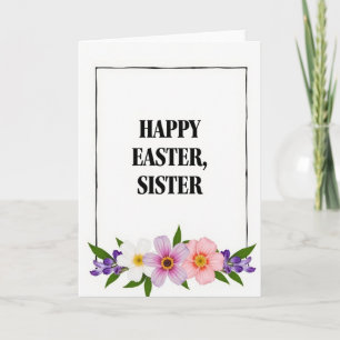 Falsche Gold Happy Ostern Schwester Karte