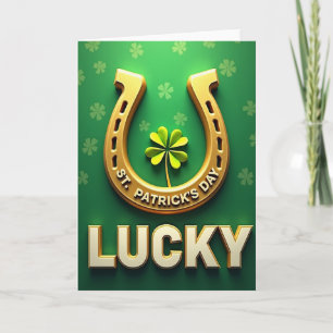 Falsche Gold St. Patricks Karte