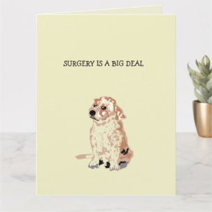 Falsche Grußkarte Gute Operation Karte