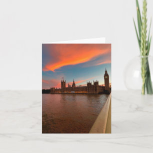 Falsche Grußkarte mit Foto von London Karte