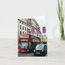 Falsche Grußkarte mit Foto von London Karte