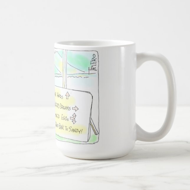 Falsche Hoffnungs-Tasse Kaffeetasse (Rechts)