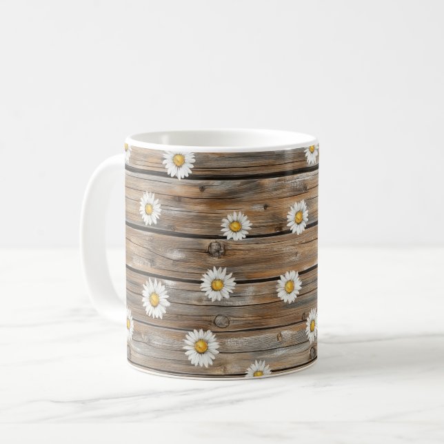 Falsche Holz-Margerite Kaffeetasse (Vorderseite Links)