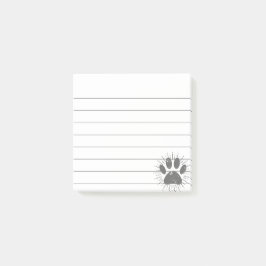 Falsche Hundehalterung Druck 3x3 Post-it Klebezettel