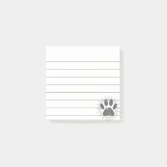 Falsche Hundehalterung Druck 3x3 Post-it Klebezettel (Vorderseite)