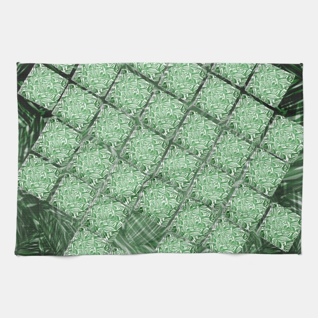 Falsche Keramik, simulierte Gramm- und Wandteile. Geschirrtuch (Horizontal)