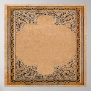 Falsche Knüpfarbeit Poster