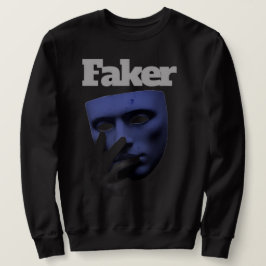 falsche Maske Sweatshirt