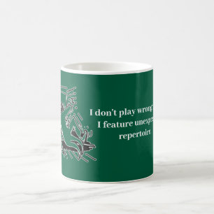 Falsche Noten Organisten-Tasse Kaffeetasse