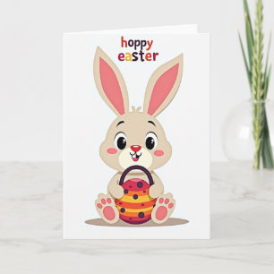Falsche Osterhasen-Freudekarte Karte