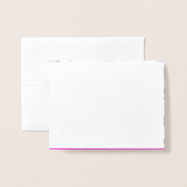 Falsche Polka-Dots-Karte | Silberfolie Print Folienkarte