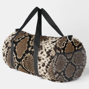Falsche Python-Schlangenhaut Duffle Bag