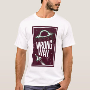 Falsche Richtung – Schwarzes Loch zieht T-Shirt