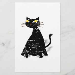 Falsche schwarze Katze Briefpapier