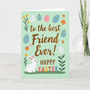 Falsche Textur Ostern Freund Karte