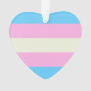 Falsche Transgender-Pride-Flagge Ornament