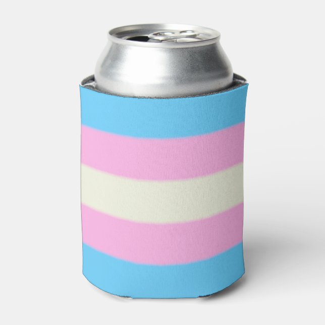 Falsche Transgender-Pride-Markierung Dosenkühler (Kanne Vorderseite)