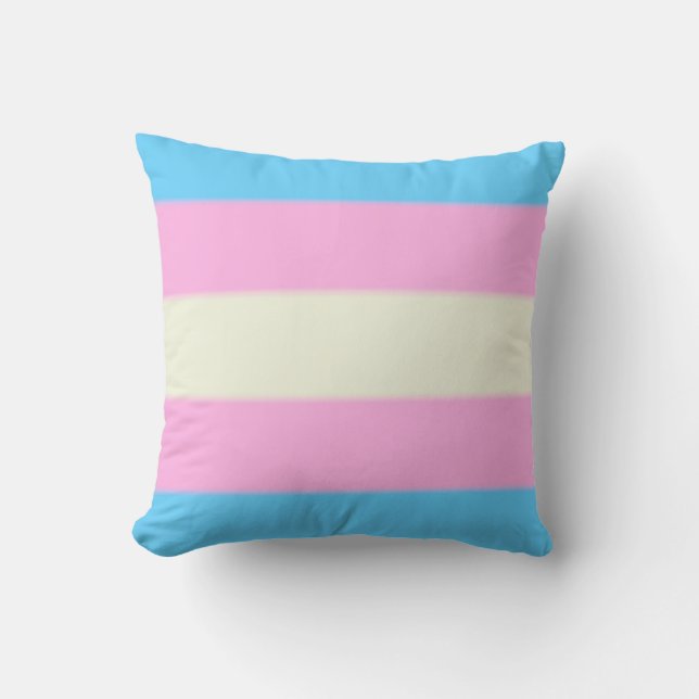 Falsche Transgender-Pride-Markierung Kissen (Vorderseite)
