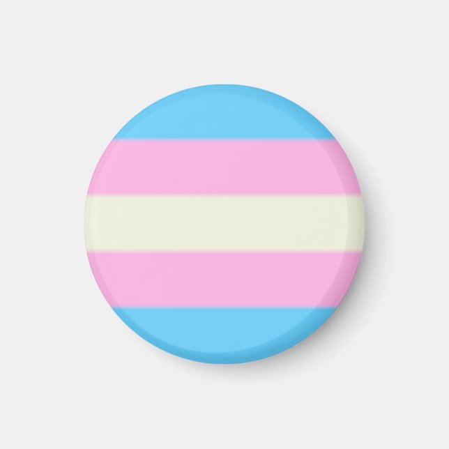 Falsche Transgender-Pride-Markierung Magnet (Vorne)