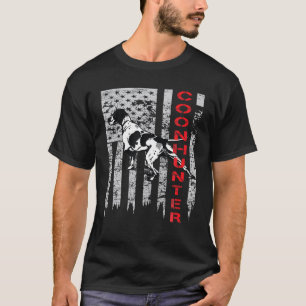 Falsche US-Flagge für Coon Hunters T-Shirt