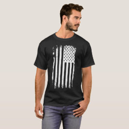 Falsche weißamerikanische Flagge T-Shirt