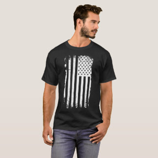 Falsche weißamerikanische Flagge T-Shirt