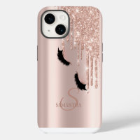 Falsche Wimpern Glitter Rosen Gold Tropfen