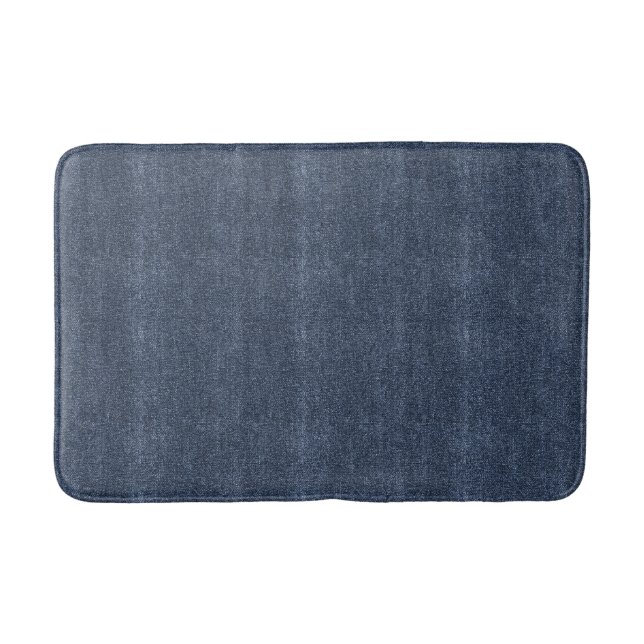 Falscher Denim-Blaujeans Badematte (Vorderseite)