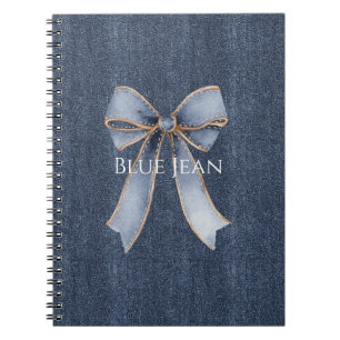 Falscher Denim-Blaujeans Notizblock
