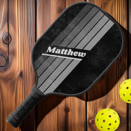 Falscher dunkler Regenbogen mit Namen Pickleball Schläger