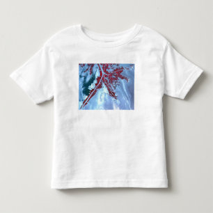 Falscher Farbsatellit Kleinkind T-shirt