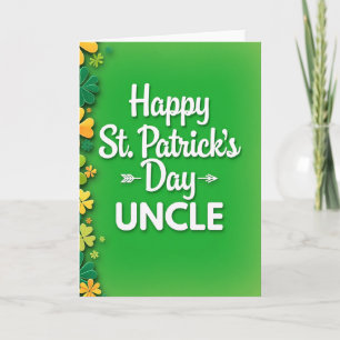 Falscher Gold-Onkel St. Patrick's Day Karte