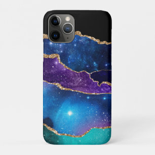 Falscher Marmorierter Achatstein Galaxie Funkelnd  Case-Mate iPhone Hülle