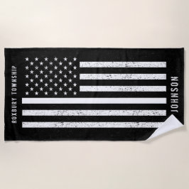Falscher Name für die amerikanische Flagge dünne w Strandtuch