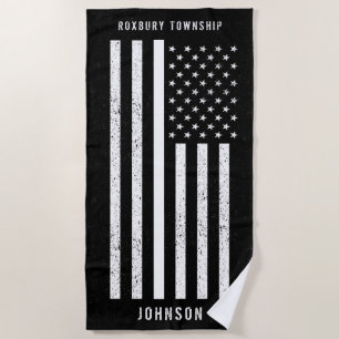 Falscher Name für die amerikanische Flagge dünne w Strandtuch