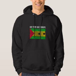 Falscher Sao-Tome und Principe-Flag-Grafik-Sao Hoodie