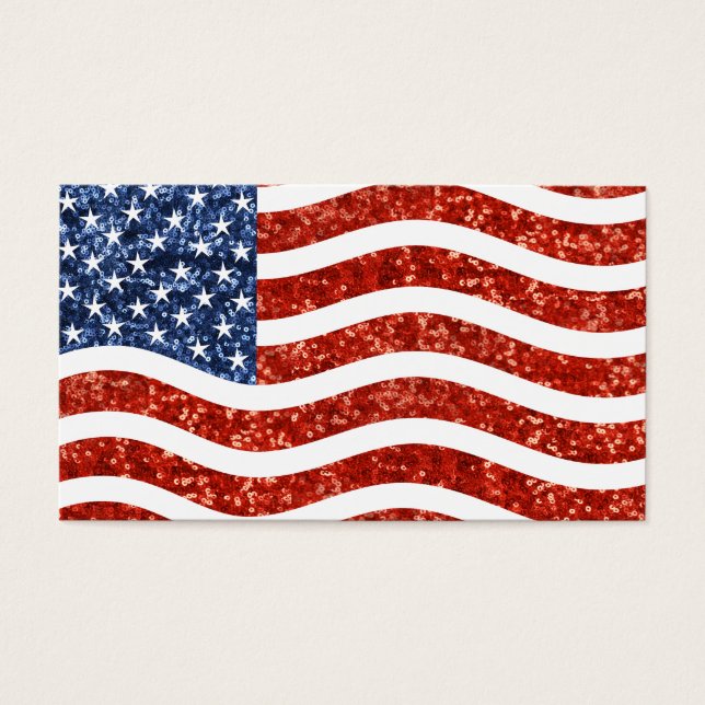 Falscher Sequenzprint American Flag (Vorderseite)