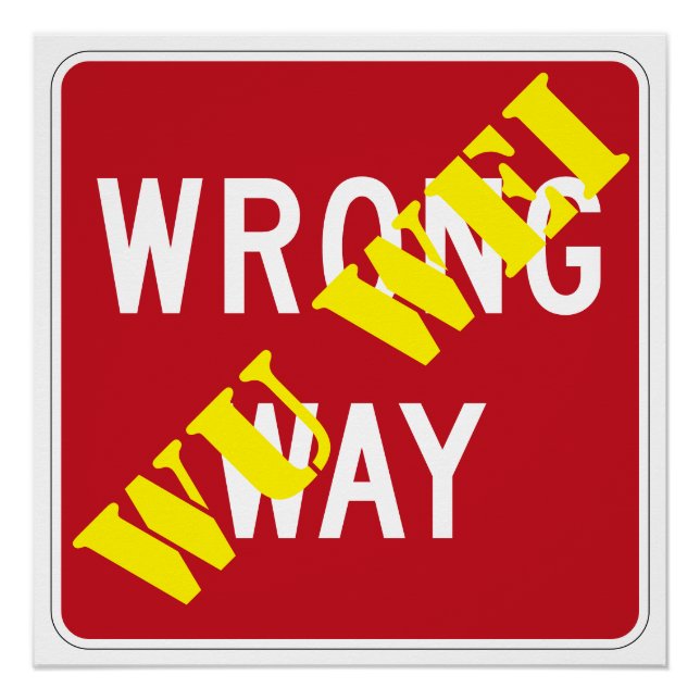 Falscher Weg - Wu Wei Poster (Vorderseite)